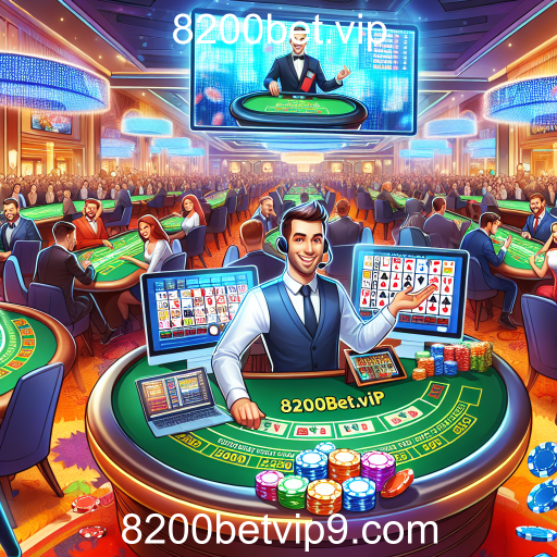 A Experiência Imersiva do Cassino Ao Vivo no 8200bet.vip